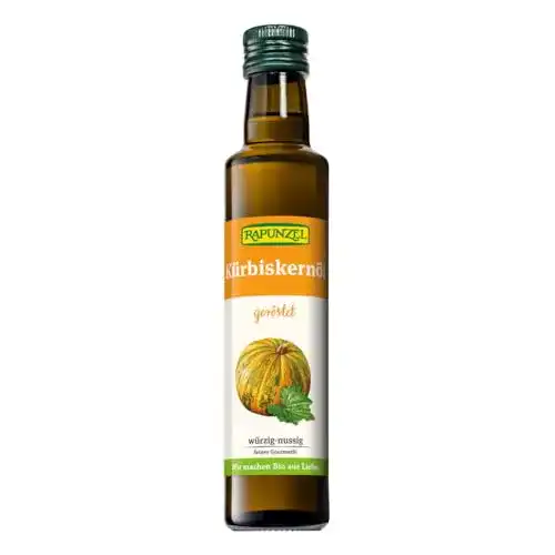 Bio-Kürbiskernöl Rapunzel Kürbiskernöl geröstet, demeter, 250 ml