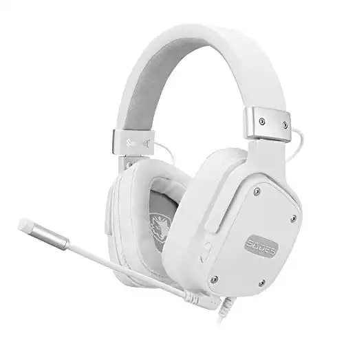 Sades-Headset SADES Gaming-Headset für PS4, Snowwolf