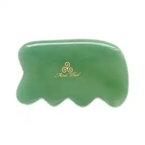 Gua Sha Mina Heal Massage-Werkzeug aus Jade Stein für Gesicht
