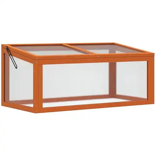 Gewächshäuser Holz Outsunny Frühbeet 90 x 46 x 40 cm