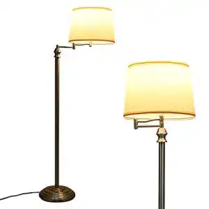 Stehlampe vintage COSTWAY Stehlampe Standleuchte, Stehleuchte