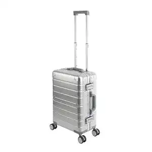 Aluminium-Koffer Travelhouse Oslo Alu Reisekoffer Silber Bordkoffer