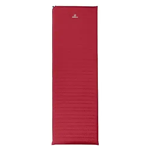 Selbstaufblasbare Isomatte outdoorer Trek Bed 3 in Rot