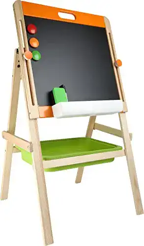 Kindertafel small foot 10436 Kreide- und Magnettafel, aus Holz