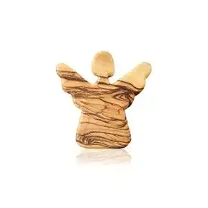 Engel aus Holz ROJUS Dekorativer Schutzengel Handarbeit