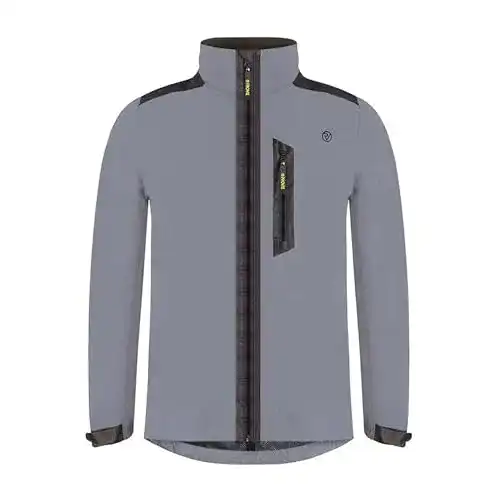 Winter-Fahrradjacke Proviz Herren Jacke Reflect 360 Bike, Silber