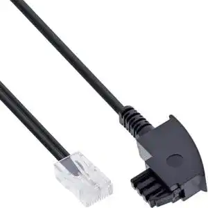 Telefonkabel InLine 18520 TAE-F Kabel für DSL-Router, 20m