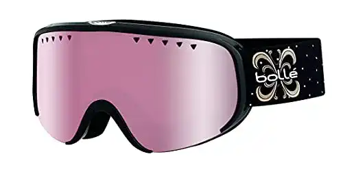 Bollé-Skibrille Bollé Skibrille Scarlett Shiny Black Night Vermillon