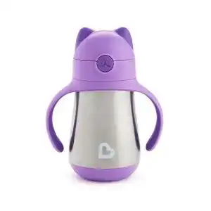Trinkflasche ab 18 Monate Munchkin Cool Cat Edelstahl