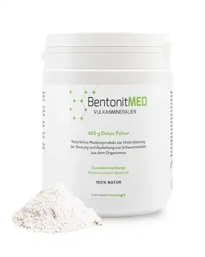 Bentonit BentonitMED Vulkanmineralien MED® Detox-Pulver 400g
