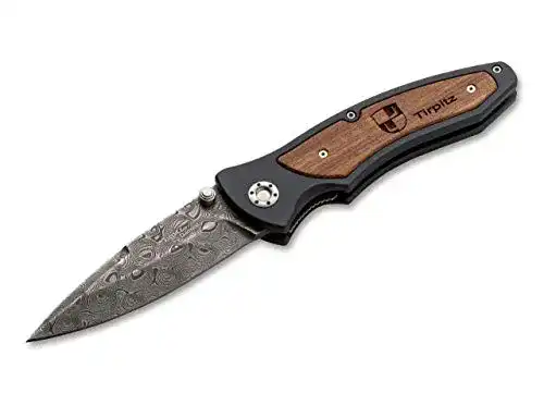 Damast-Taschenmesser Böker BÖKER TIRPITZ-DAMAST