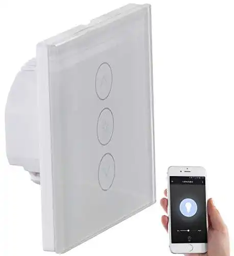 Smart-Home-Lichtschalter Luminea Home Control WLAN Dimmer