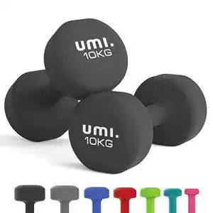 Hantel 10 kg Umi Amazon Brand, Fitness Hanteln 2er Set