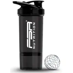 Eiweiß-Shaker FSA Nutrition Protein Shaker mit Pulverfach BPA frei