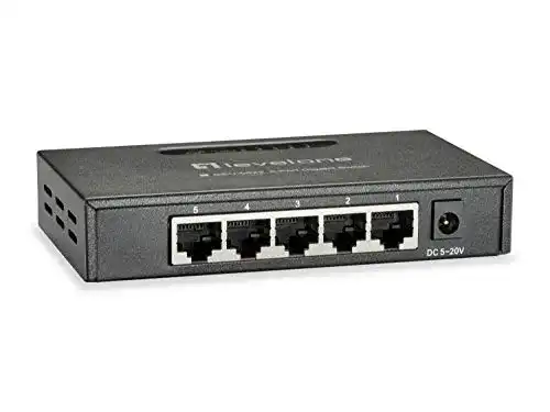 Levelone-Switch LevelOne Netzwerk Switch 5 Port Gigabit Ethernet