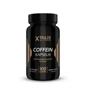 Koffeintabletten xtraze Koffein Kapseln hochdosiert, 100 Kapseln