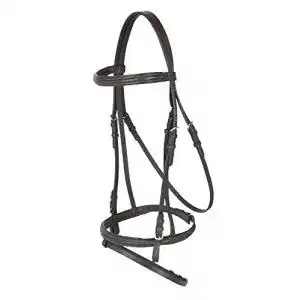 Trensenzaum Kerbl 321179 , Leder Kaltblut braun