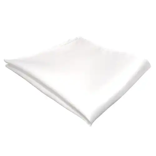 Einstecktuch TigerTie Designer in weiss schneeweiss einfarbig