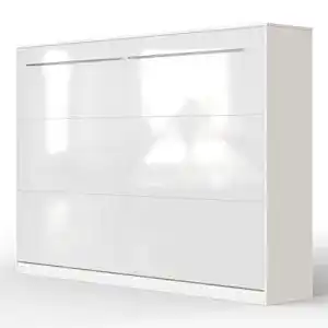 Schrankbett SMARTBett Standard 140×200 Horizontal Weiss