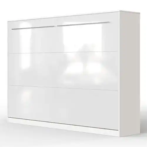 Schrankbett SMARTBett Standard 140×200 Horizontal Weiss