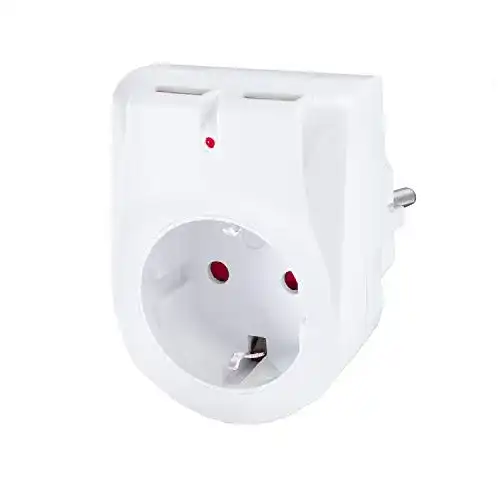 Die beste USB-Steckdose benon Steckdosen-Adapter - Weiß mit 2x USB 2026 Test Bestseller USB-Steckdose benon Steckdosen-Adapter – Weiß mit 2x USB