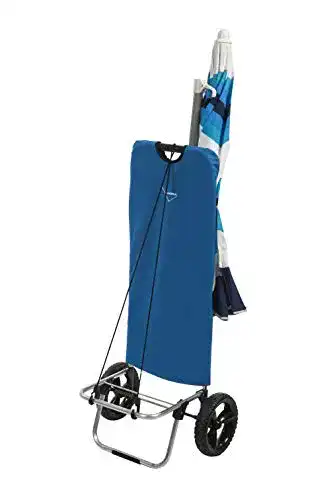 Strandwagen Aurora mit 2 Rädern, leicht, 100 % Aluminium