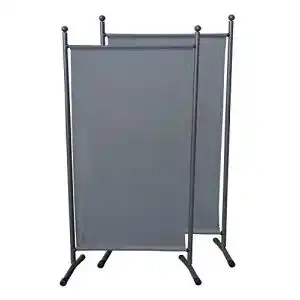 Stellwand QUICK STAR 2 Stück Paravent 180 x 78 cm Stoff