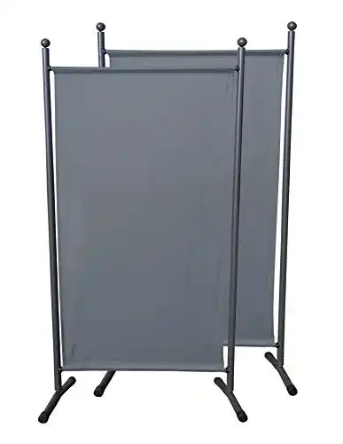Stellwand QUICK STAR 2 Stück Paravent 180 x 78 cm Stoff