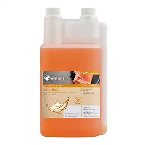Hunde-Ergänzungsfutter Makana Lachsöl, 100% rein, 1000 ml