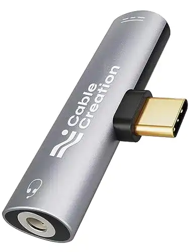 USB-C-Klinke-Adapter CableCreation USB C Kopfhörer Adapter