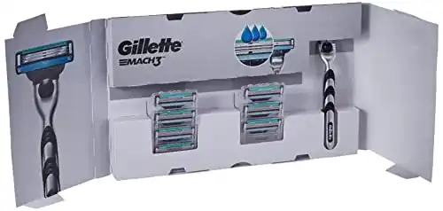 Nassrasierer Gillette Mach3 Rasierer, mit 7 Rasierklingen