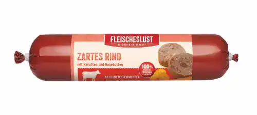 Fleischeslust-Hundefutter Fleischeslust Classic Zartes Rind, 800 g