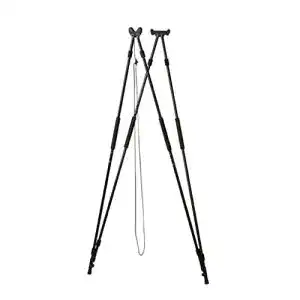 Zielstock Seeland Jagdstock 4 Bein schwarz, Einheitsgröße, 5402002
