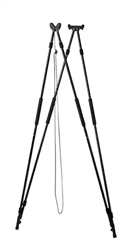 Zielstock Seeland Jagdstock 4 Bein schwarz, Einheitsgröße, 5402002