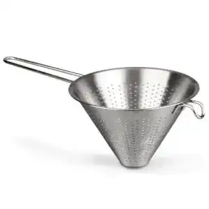 Spitzsieb Menax, Edelstahl Küchensieb, Abtropfsieb Ø 18 cm