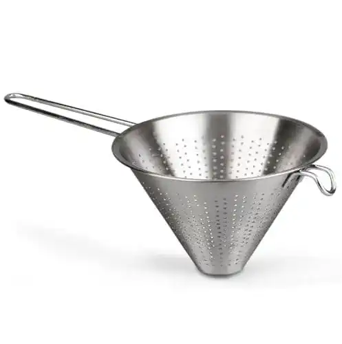 Spitzsieb Menax, Edelstahl Küchensieb, Abtropfsieb Ø 18 cm