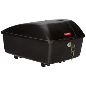 Fahrradkoffer KlickFix Fahrradbox 12L für Racktime Träger, schwarz