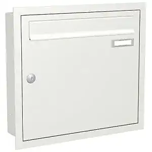 Unterputz-Briefkasten Max Knobloch Briefkasten weiss UP10-110