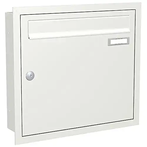 Unterputz-Briefkasten Max Knobloch Briefkasten weiss UP10-110