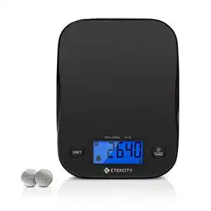 Küchenwaage ETEKCITY Digitale 5kg/11lb(1g/0.1oz), LCD-Display