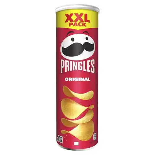 Kartoffelchips Pringles Original | Gesalzene Chips, (19 x 200g)