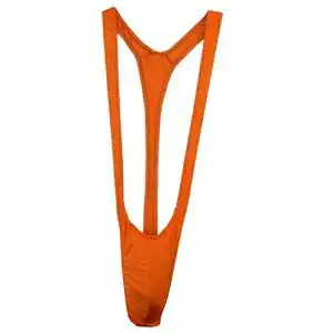 Borat-Tanga Acizi Herren Borat Mankini Tanga (Orange)
