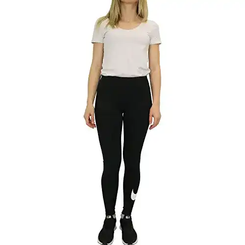 Jogginghose Nike W NSW Club logo2 Damen Leggings, Schwarz