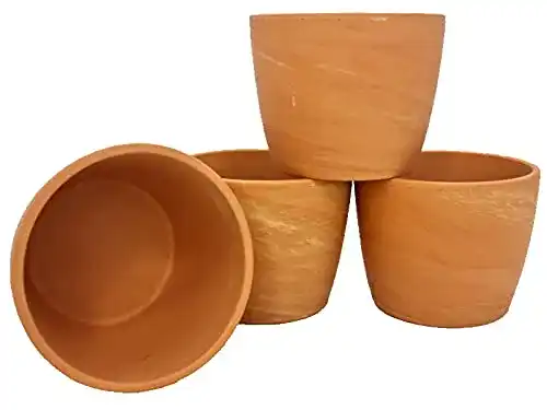 Tontöpfe meindekoartikel 4er-Set Ziertöpfe “Marmor”