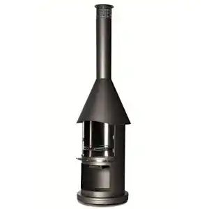 Grillkamin Buschbeck Auckland, hellgrau, 65 x 65 x 230 cm
