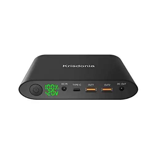 Laptop-Powerbank Krisdonia 25000 mAh Tragbares Ladegerät