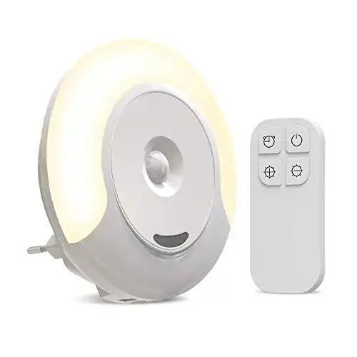 Stilllicht NIERBO Nachtlicht Steckdose Nachtlampe Dimmbar