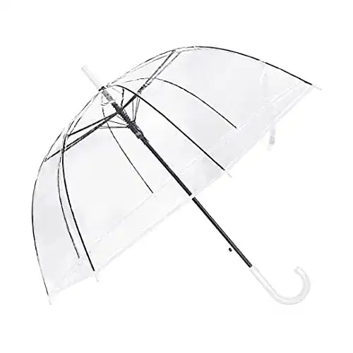 Durchsichtiger Regenschirm Regenschirm CTLYA Windfest