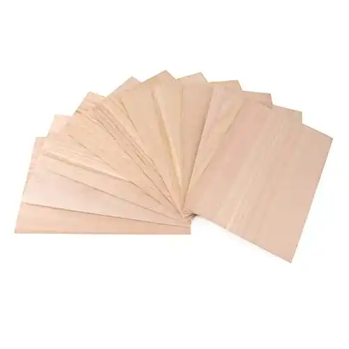 Furnierholz ewtshop ® 10 Bastelholz-Platten, 30 x 20 cm