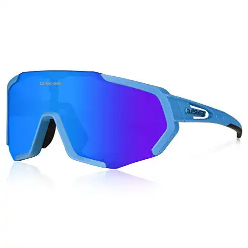 Fahrradbrille Queshark , TR90 Unbreakable Frame Polarisiert